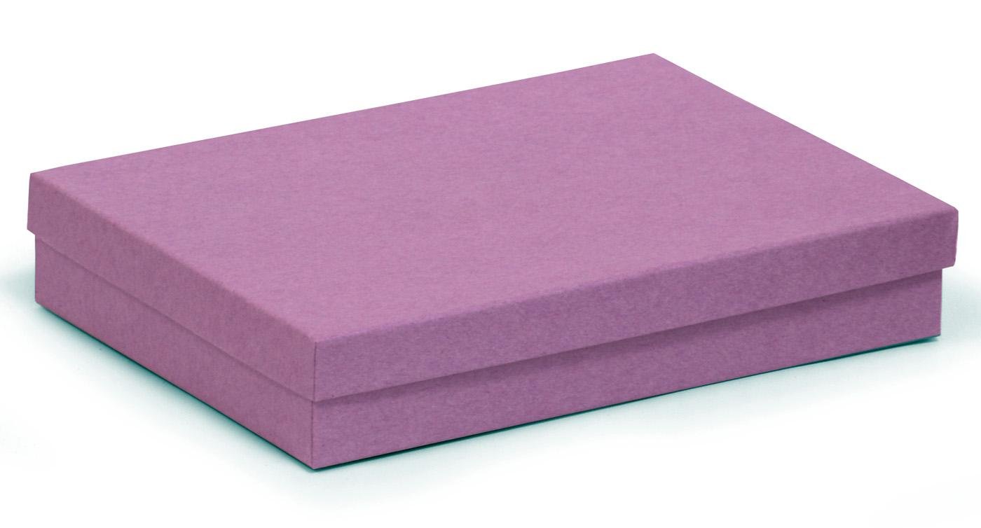 10 Pack Purple Cotton Filled Jewelry Gift Boxes 5.4