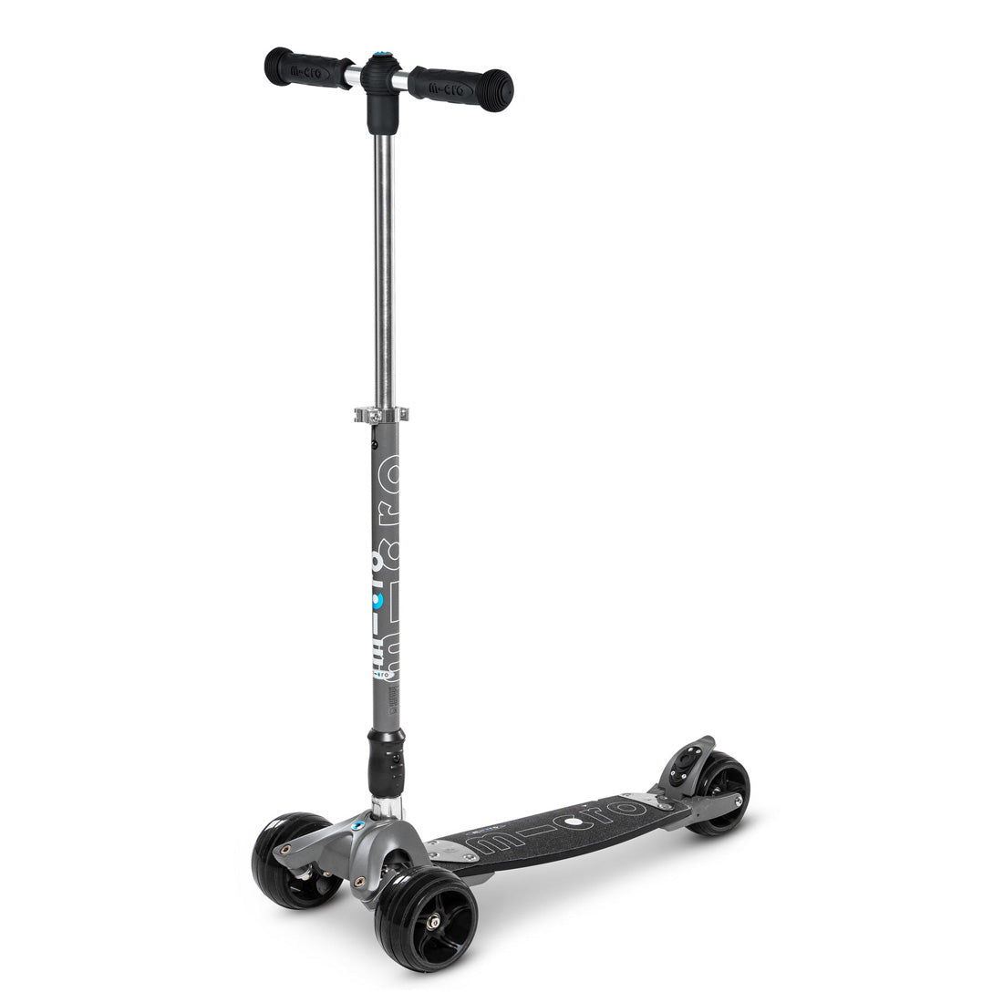 Micro Kickboard Monster 3 Wheel Adult Scooter - Volcano Grey | Commuter & Leisure Scooter for Urban Travel & Outdoor Fun