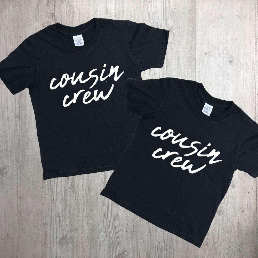 Cousin Crew Script Tees 00 (MRK X) - Trendy Graphic T-Shirts for Men & Women - Perfect for Casual Wear, Street Style & Everyday Outfits