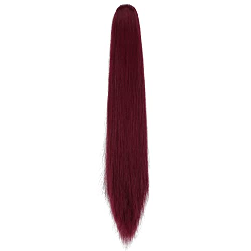Clip-in Ponytail Hair Extension with Claw Clip - Natural Looking Hairpiece for Instant Volume & Length - Perfect for Parties, Weddings & Everyday Styling