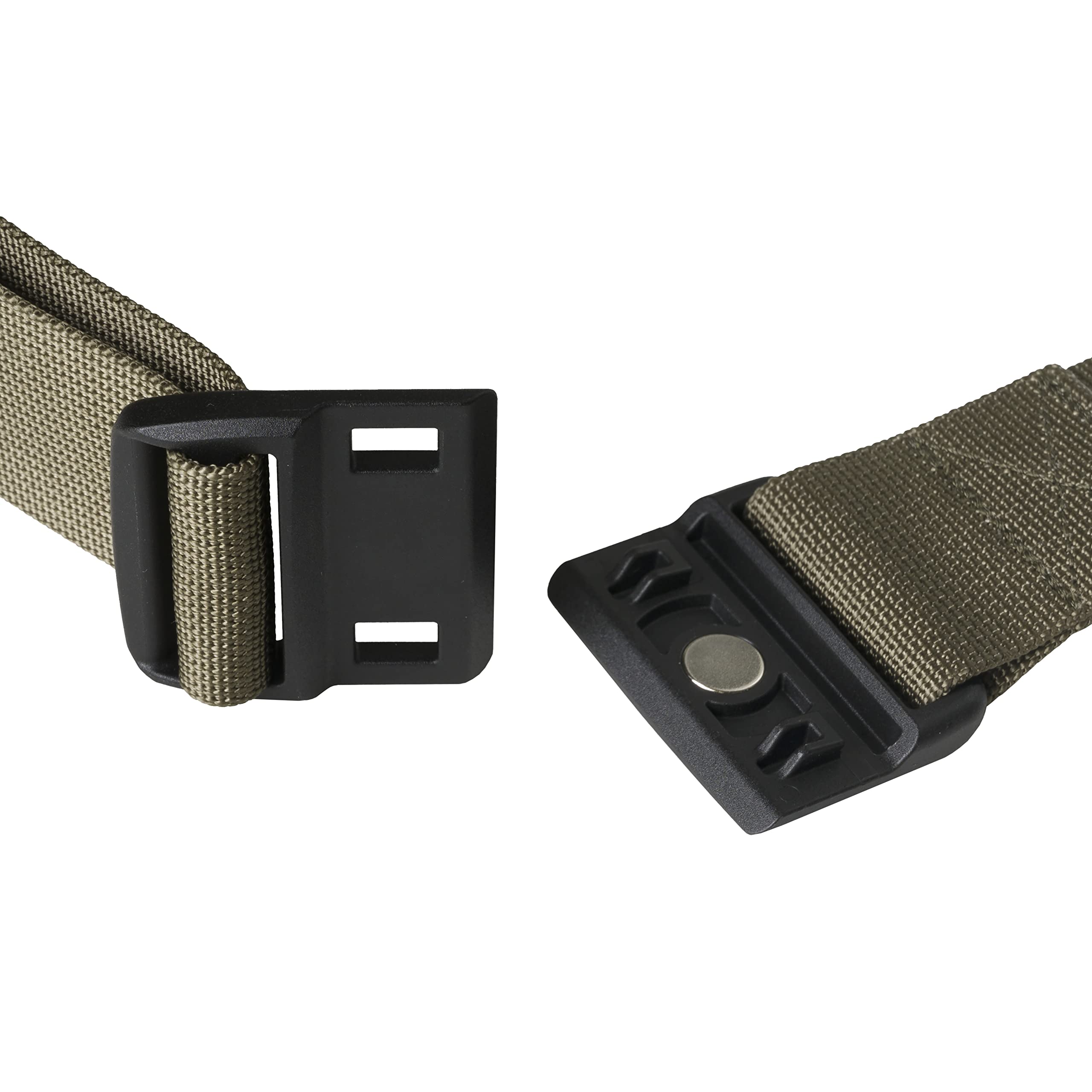 Helikon-Tex Tactical EDC Magnetic Belt - Heavy Duty Military Grade Nylon Webbing with Strong Magnetic Buckle for Everyday Carry, Outdoor Adventures & Survival Gear | Perfect for Hiking, Camping & Tactical Use