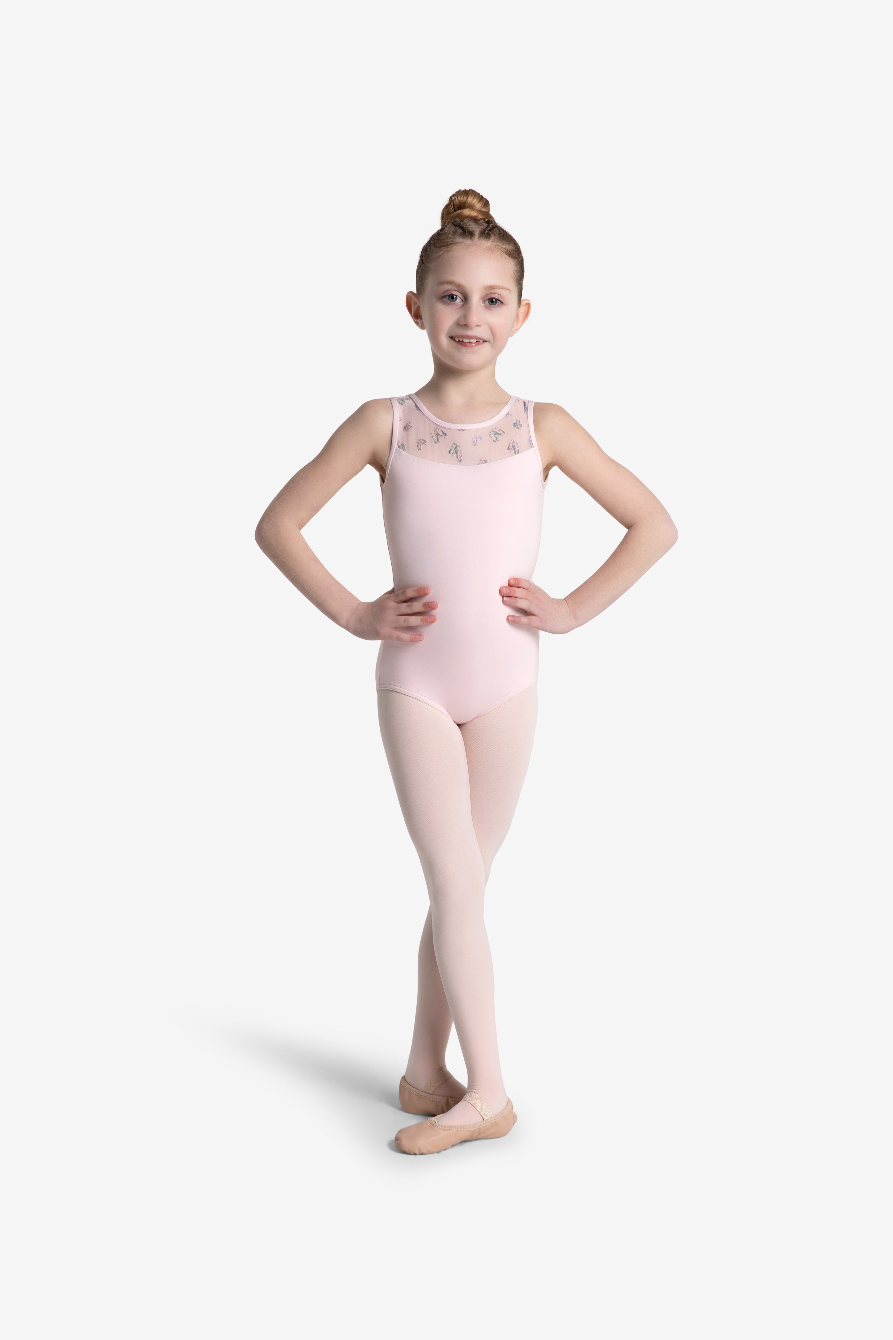 12061C Mariposa Leotard - Ballet Dance Leotard for Girls & Women - Stretchy Comfortable Performance Leotard for Ballet, Gymnastics, Dance Classes & Recitals