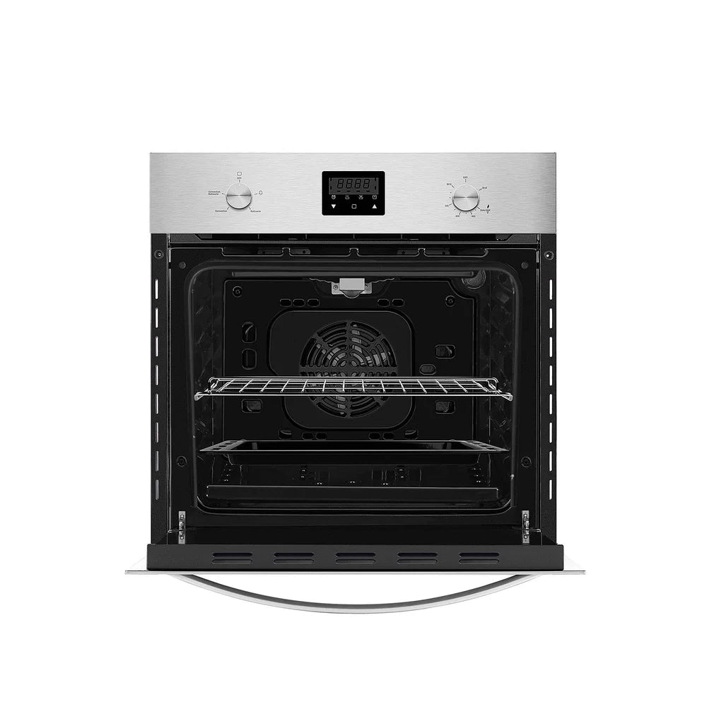 Empava 24-Inch 2.3 cu.ft Single Wall Convection Oven - Digital Timer, Stainless Steel, Liquid Propane Gas - Perfect for Home Kitchens, Restaurants & Outdoor Cooking