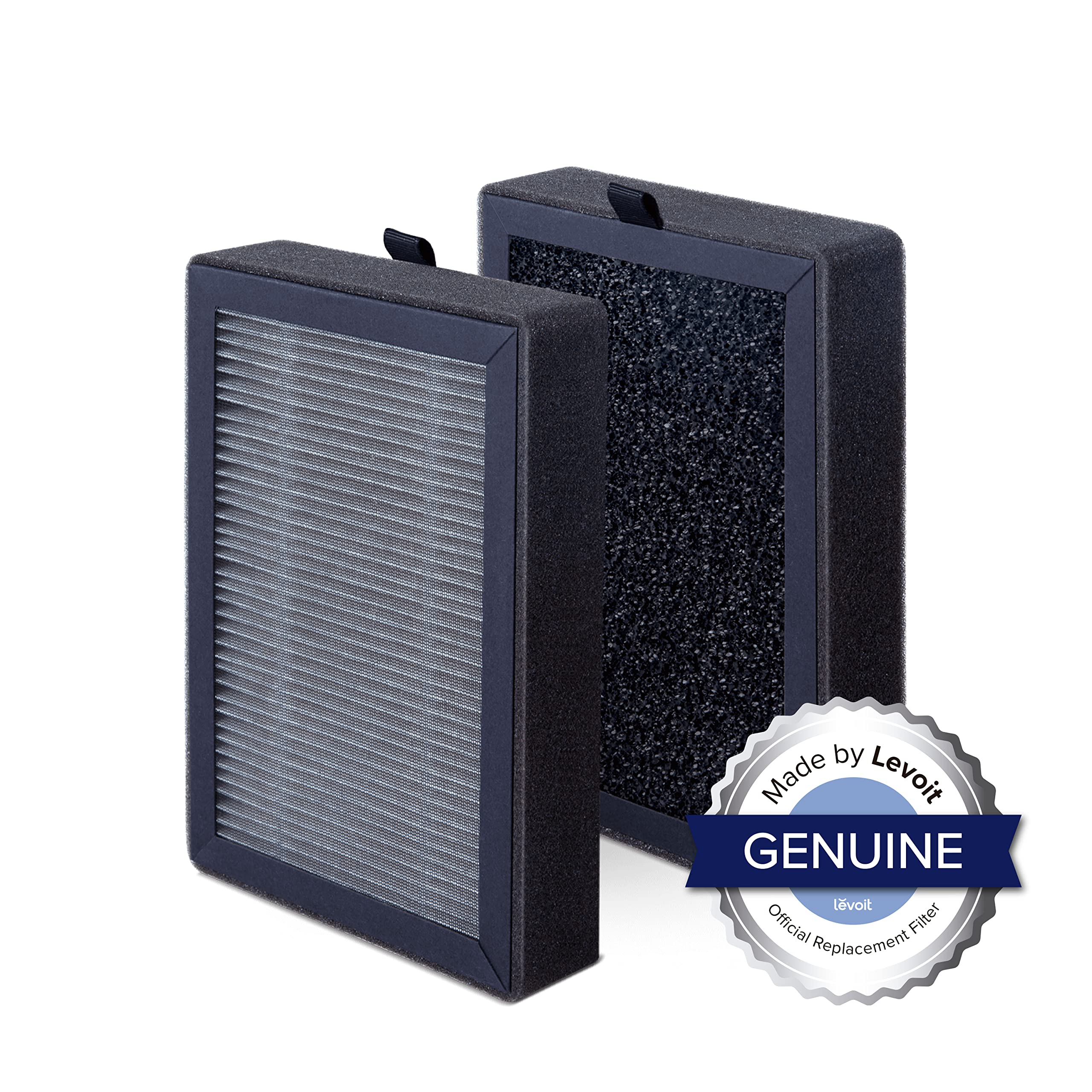 Levoit LV-H128 Air Purifier with 2-Pack Replacement Filters – HEPA Filter for Allergies, Dust, Pet Dander – Perfect for Bedrooms, Offices & Living Rooms