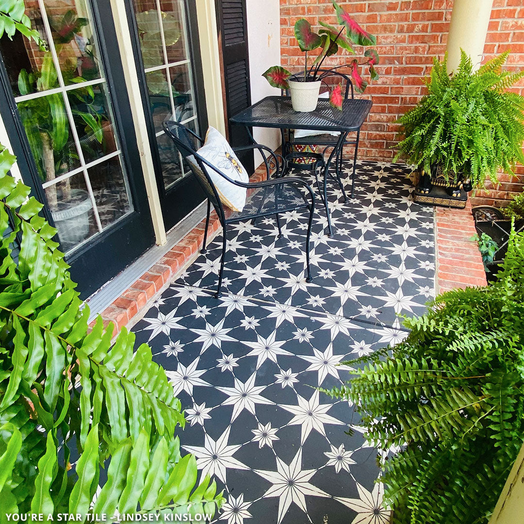 You're a Star Tile Stencil - DIY Mosaic Tile Decor Kit for Home, Bathroom & Kitchen Backsplash - Perfect for Crafting, Wall Art & DIY Projects