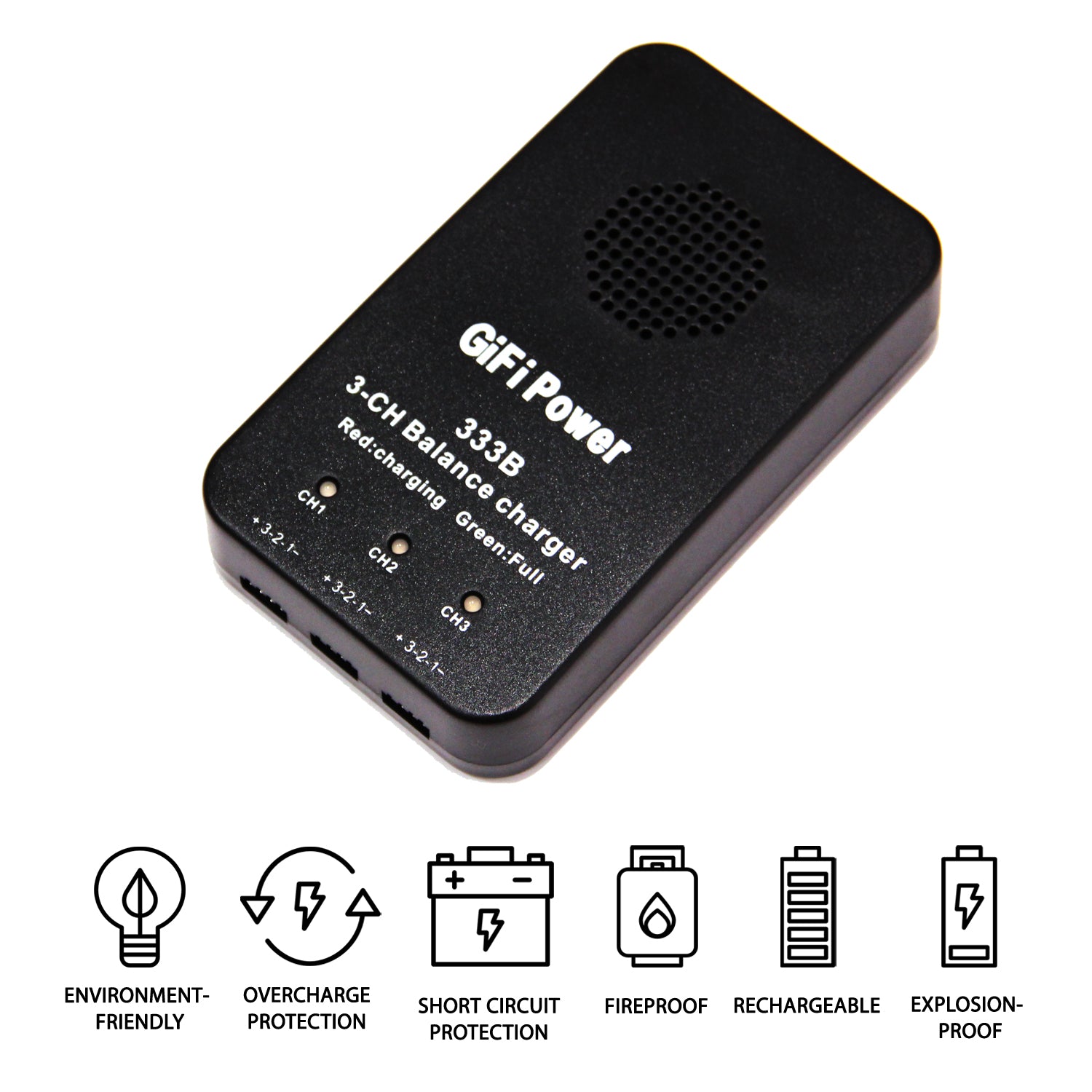 Universal 3-in-1 Balance Charging Hub for Hubsan ZINO H117S Pro RC Drone - Fast Charging Station for Multiple Batteries, Perfect for Outdoor Drone Flying & Aerial Photography