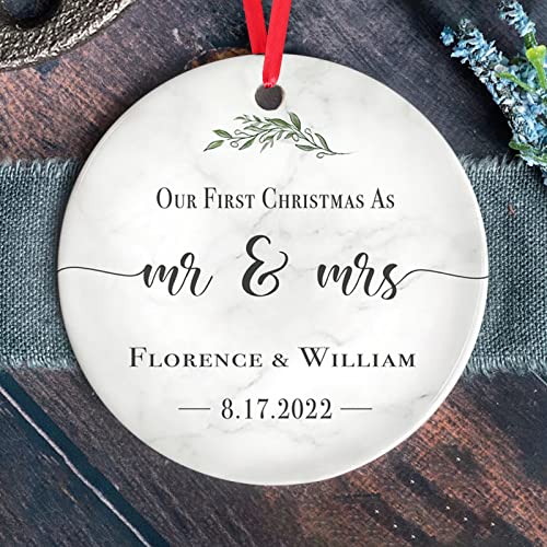 Mr & Mrs Christmas Ornament