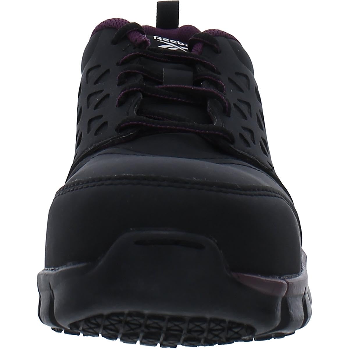 Reebok Women's Sublite Cushion Safety Toe Athletic Work Shoes - Lightweight Industrial & Construction Shoes for Comfort & Protection - Perfect for Warehouse, Factory, and Outdoor Work