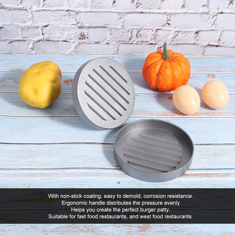 Non-Stick Hamburger Press - Heavy Duty Patty Maker for Perfect Homemade Burgers, Fast Food & Restaurant Use - Ideal for BBQ, Grilling & Home Cooking