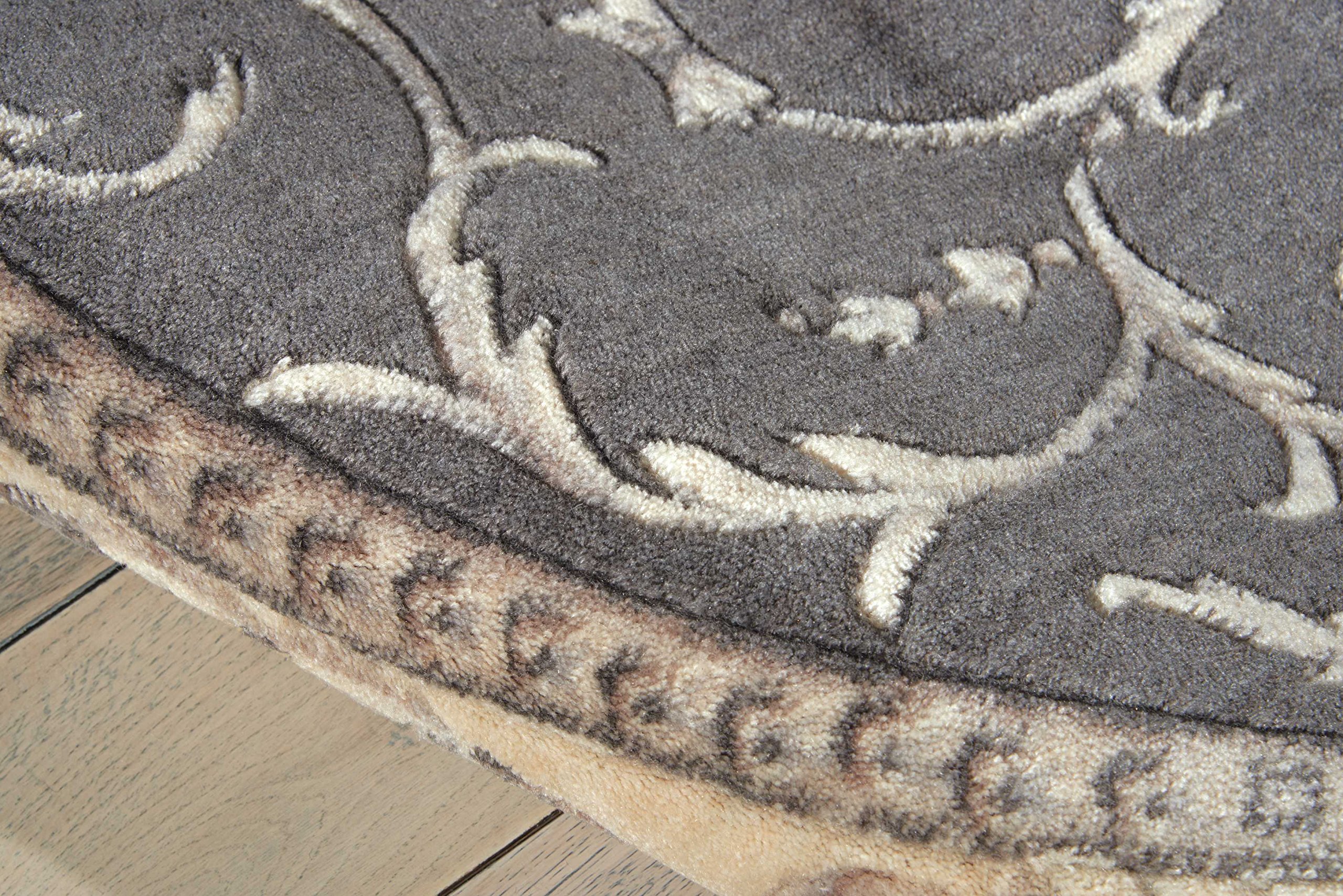 Nourison Somerset Traditional Charcoal 5'6