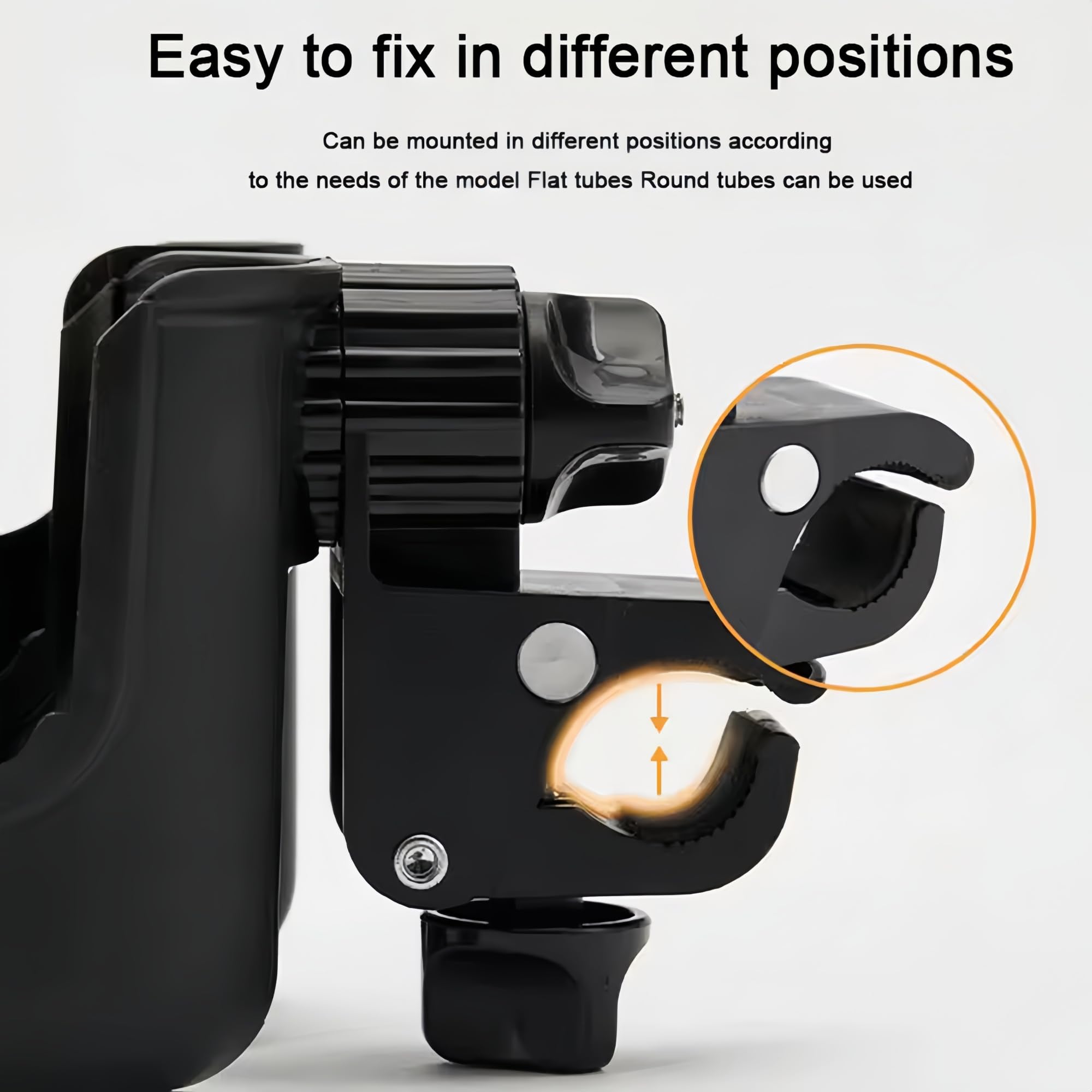 2-in-1 Wheelchair Cup Holder with Phone Mount - Universal Drink Holder for Walkers, Wheelchairs, Strollers, Bikes & Scooters - Perfect for Outdoor Activities, Travel & Mobility Assistance