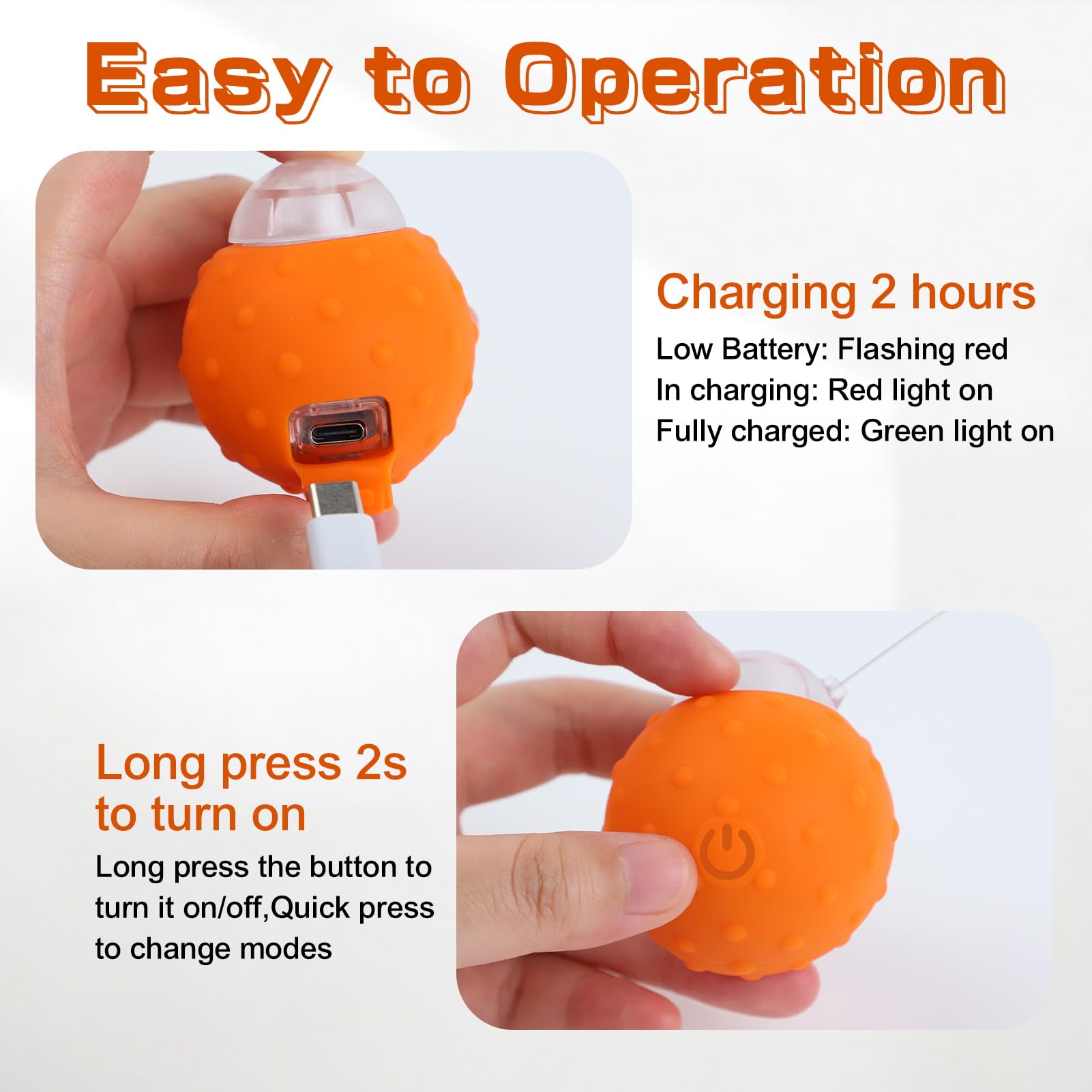Interactive Cat Toy Ball with Chirping Bird - Touch Activated, Automatic Rolling & Rechargeable Self-Play Kitten Toy for Indoor Cats - Perfect for Playtime, Exercise & Boredom Relief