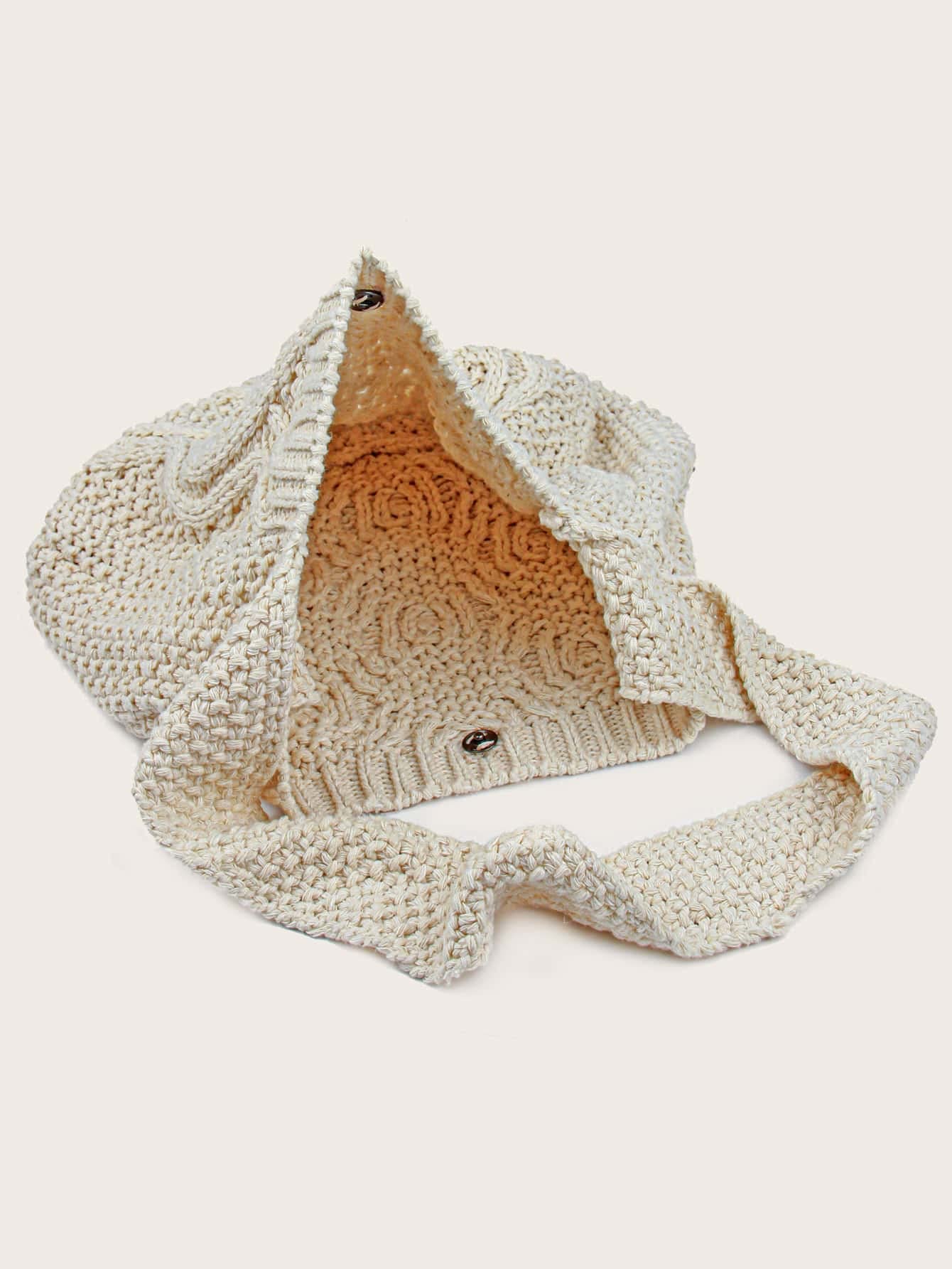 Verdusa Women's Crochet Shoulder Bag - Boho Knitted Tote Handbag for Shopping, Beach & Daily Use | Stylish & Lightweight Purse for Women