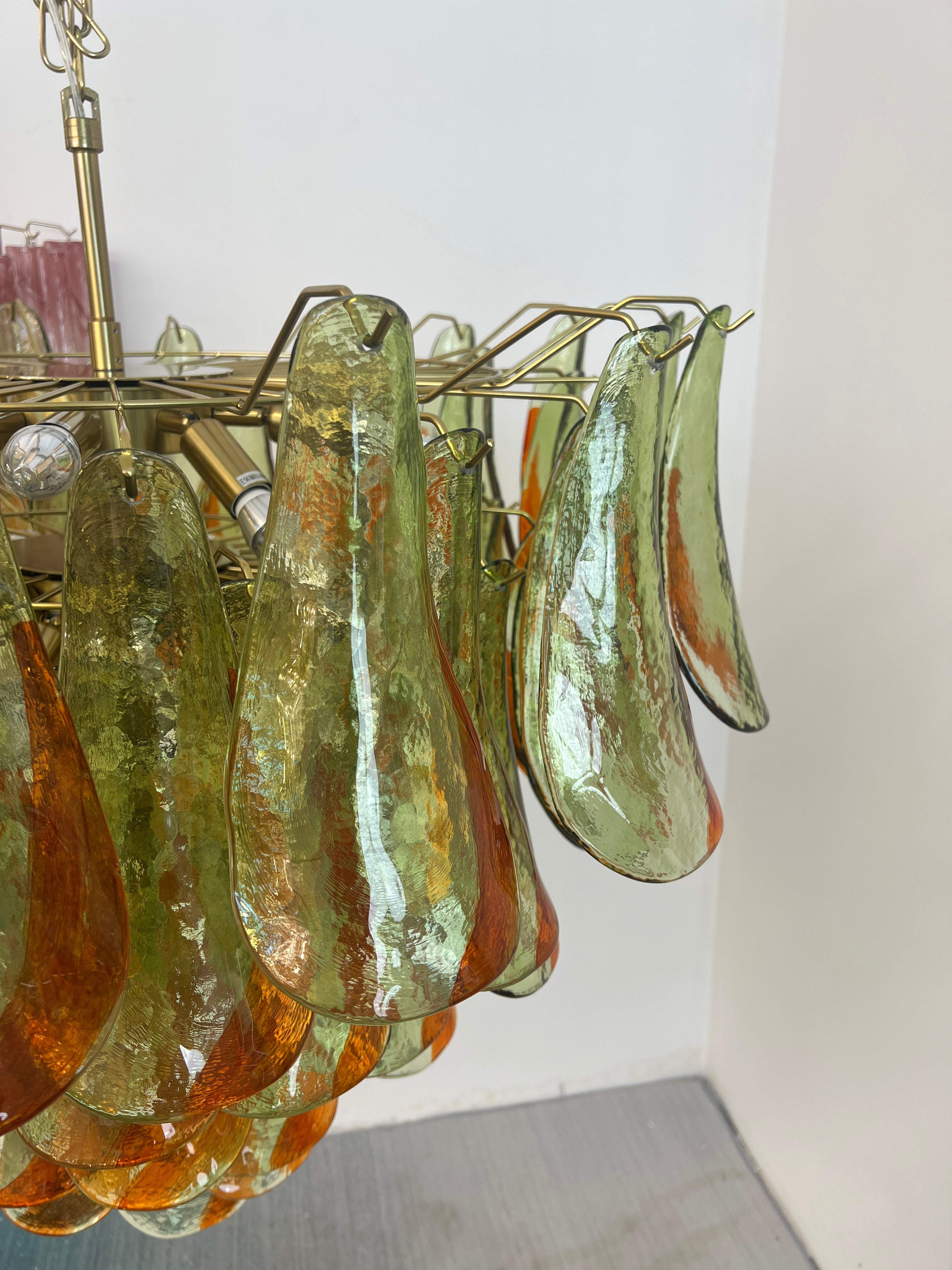 Elegant Marielle Murano Glass Chandelier - Handcrafted Italian Lighting Fixture for Dining Room, Living Room & Bedroom Decor