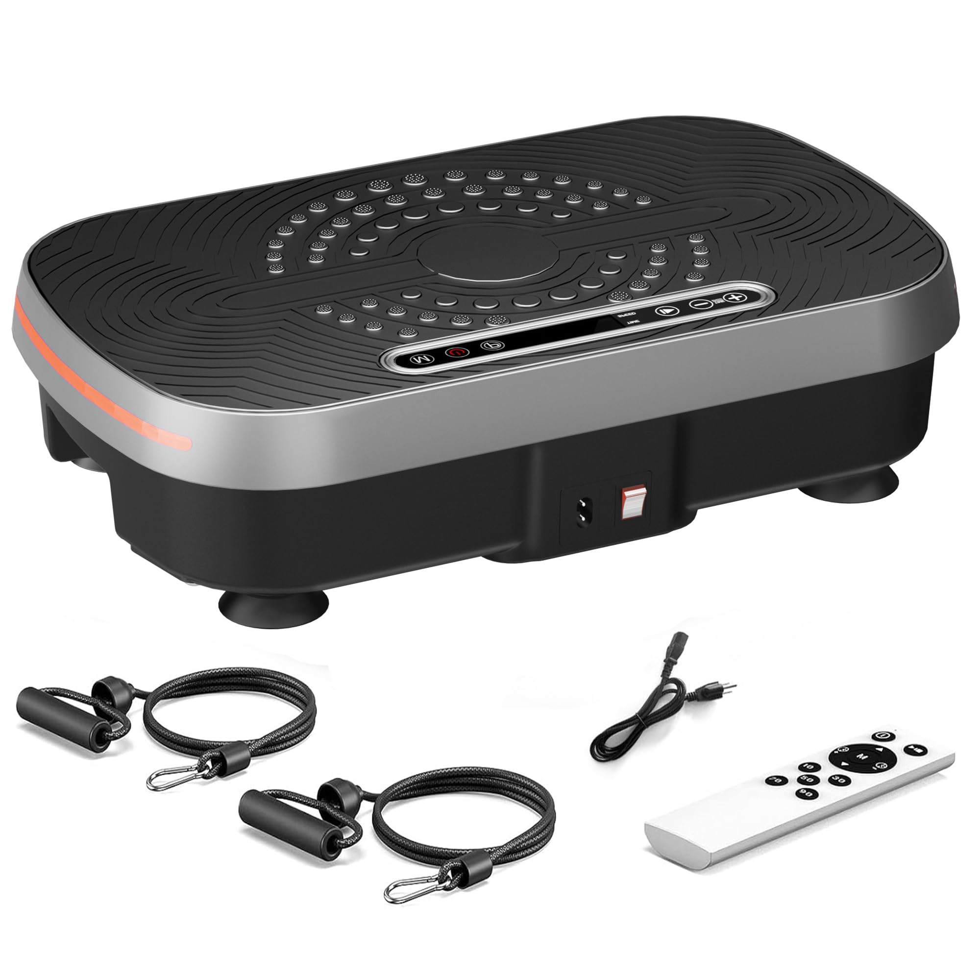 Soges Vibration Plate Exercise Machine - Whole Body Workout Equipment for Home Fitness, Weight Loss & Muscle Training | Portable Vibration Platform for Toning, Relaxation & Recovery