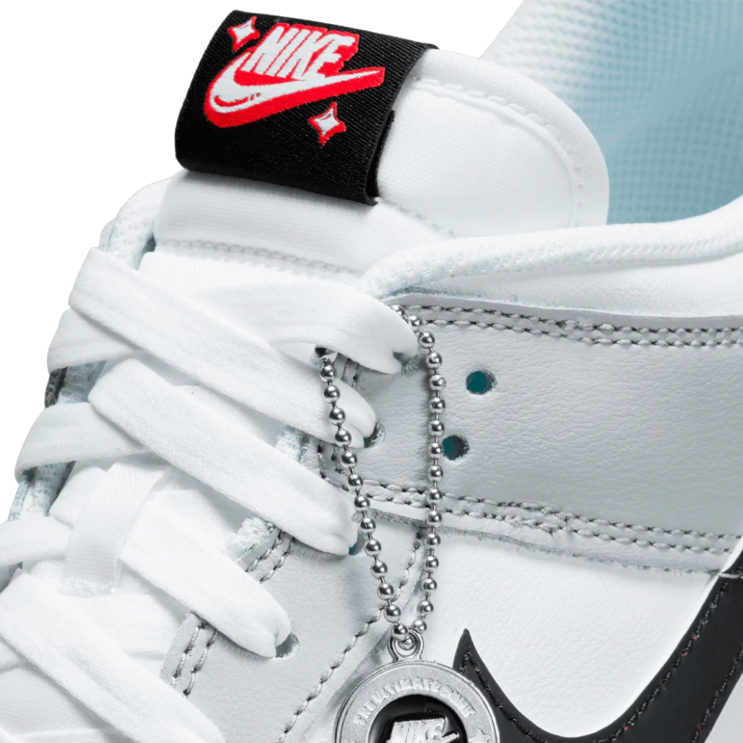 Nike Dunk Low Retro Men's Sneakers - Jackpot Grey Fog Colorway | Casual & Streetwear Shoes for Everyday Comfort & Style | Perfect for Urban Fashion, Gym, and Daily Wear