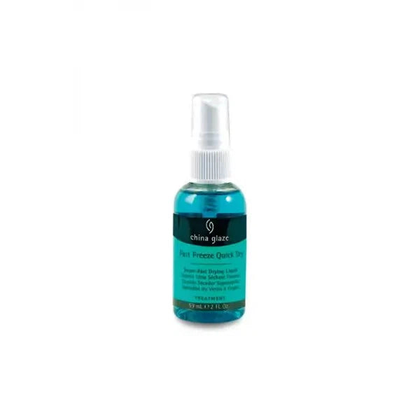 China Glaze Fast Freeze Quick Dry Nail Polish - 2 oz Bottle for Salon Quality Manicures at Home | Long Lasting & Chip Resistant Formula for Professional Nail Art & Everyday Wear
