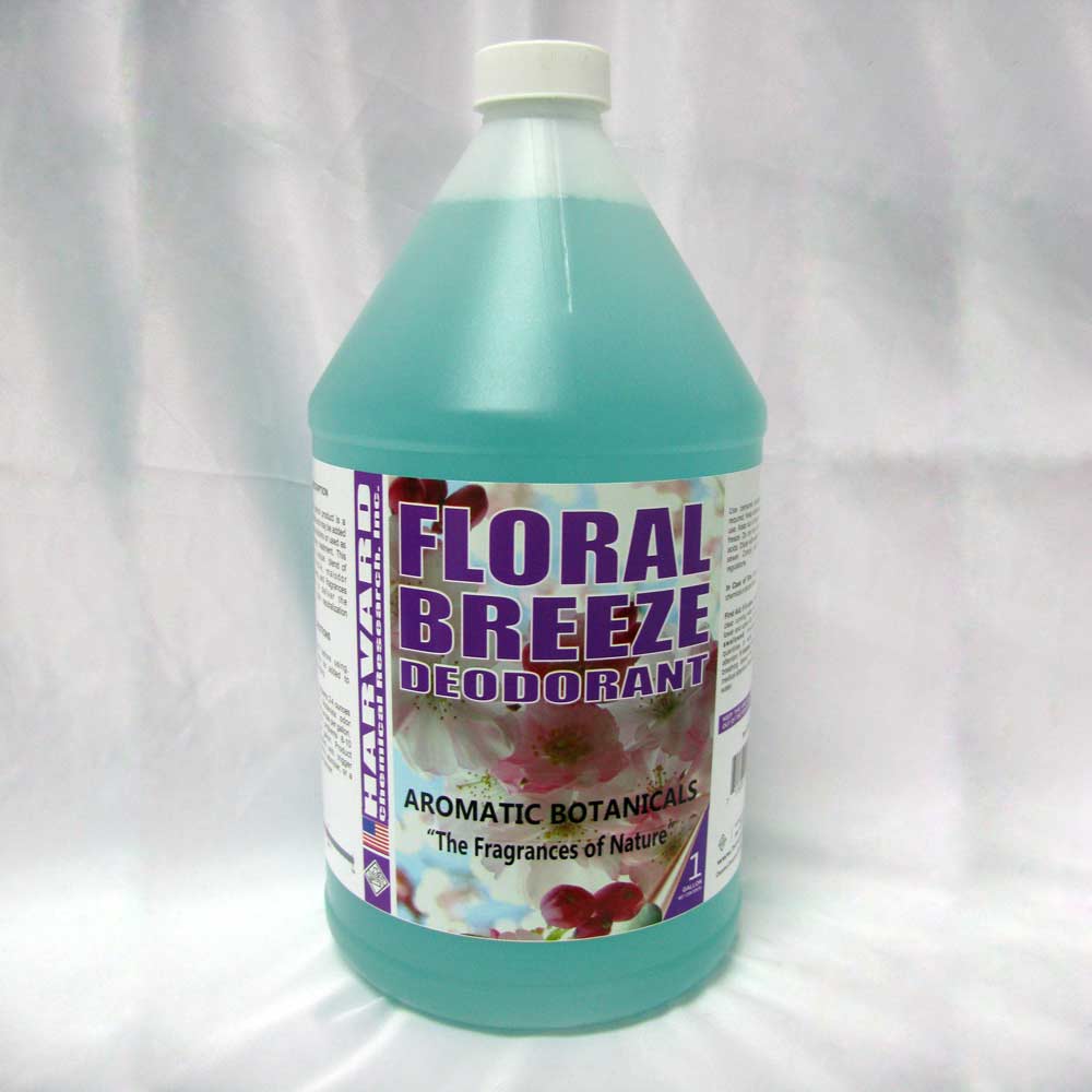 Floral Breeze Air Freshener Deodorizer - 4 Pack (1 Gallon Each) - Eliminates Odors in Home, Office, Car & Bathroom