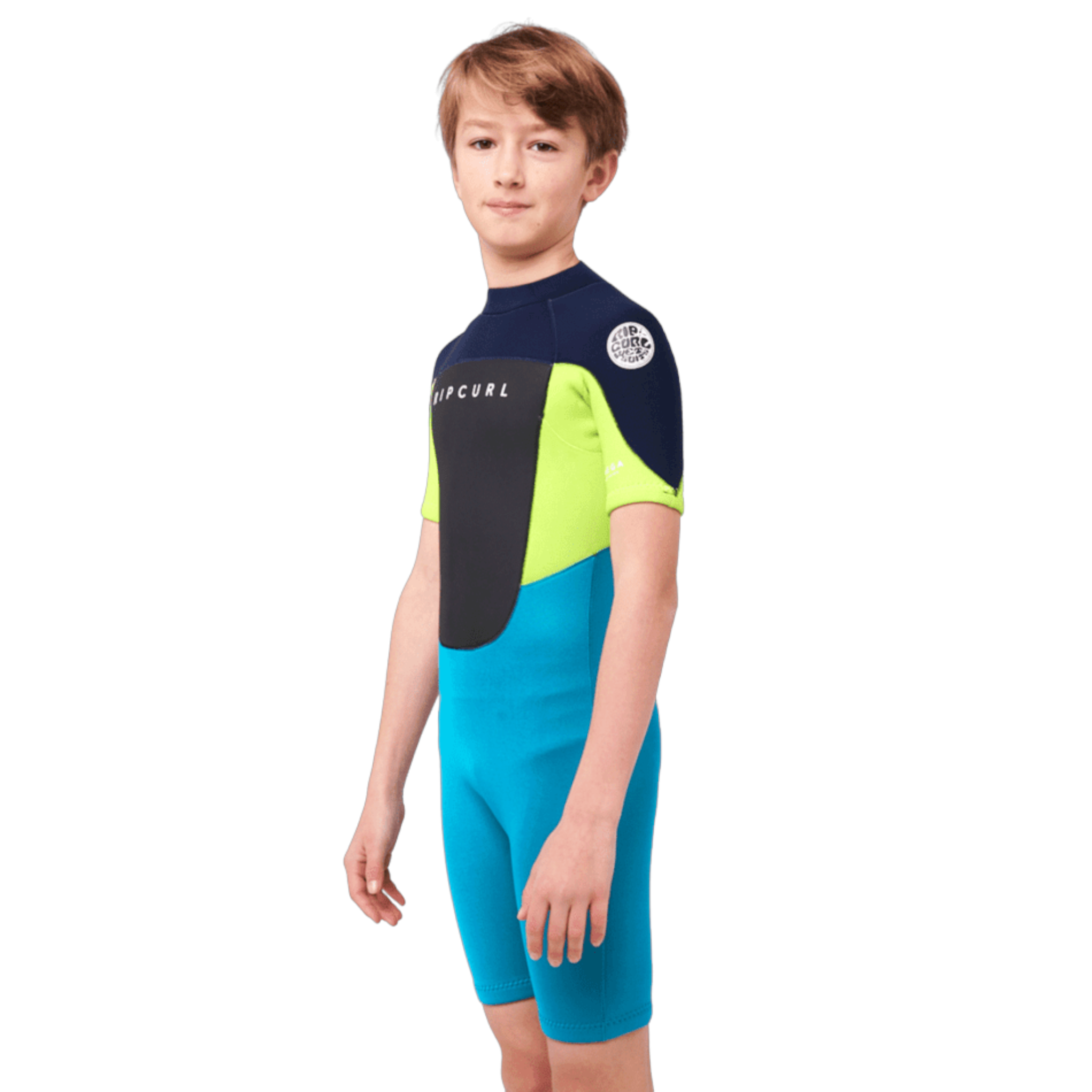 Rip Curl Boys Omega Back Zip Spring Wetsuit - Kids Surfing & Water Sports Gear for Swimming, Diving & Beach Activities
