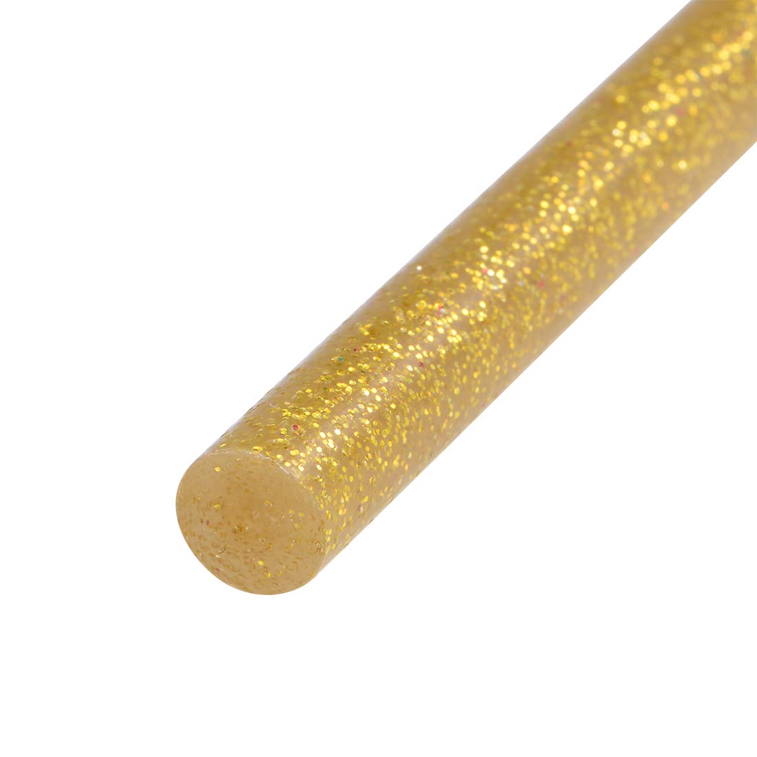 uxcell Mini Hot Glue Sticks for Glue Gun - 0.27-inch x 4-inch Gold Glitter (10pcs) - Perfect for DIY Crafts, Scrapbooking & Home Repairs