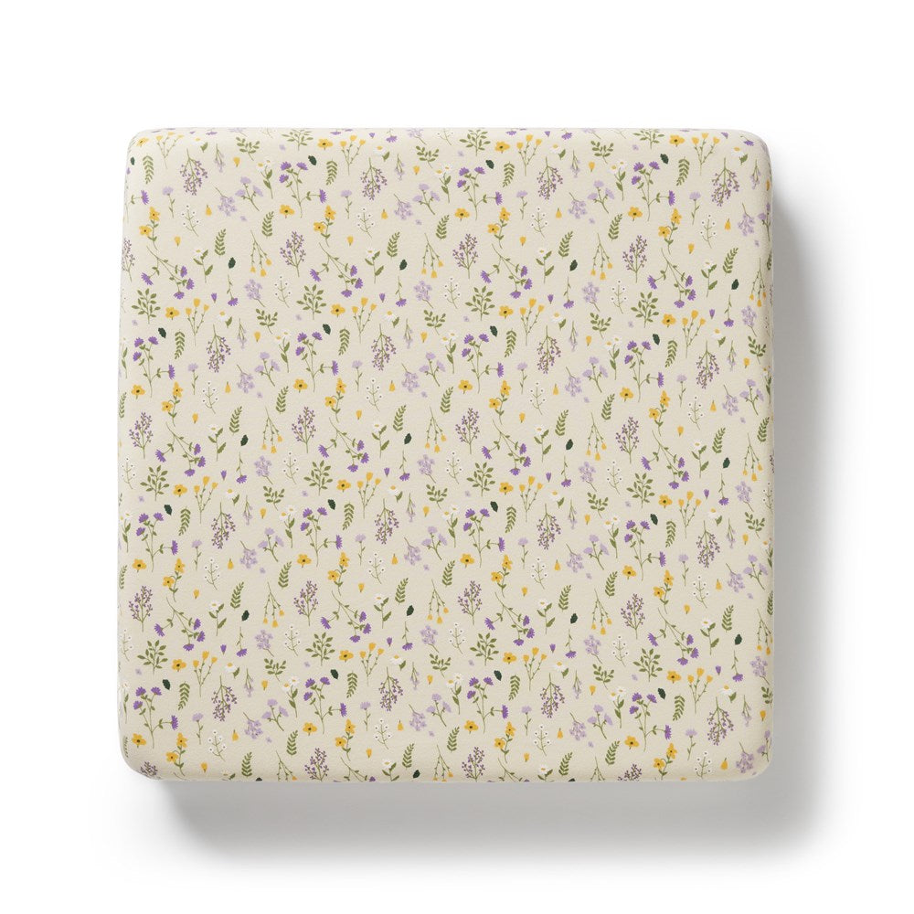Bella Floral Organic Cotton Sheet Set - Soft Breathable Bedding for Comfortable Sleep - Perfect for Master Bedroom, Guest Room & Nursery