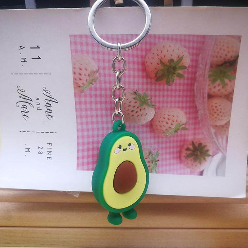 PocketPit Avocado Keychain - Cute Mini Avocado Key Ring for Keys, Bags & Backpacks - Perfect Gift for Avocado Lovers & College Students