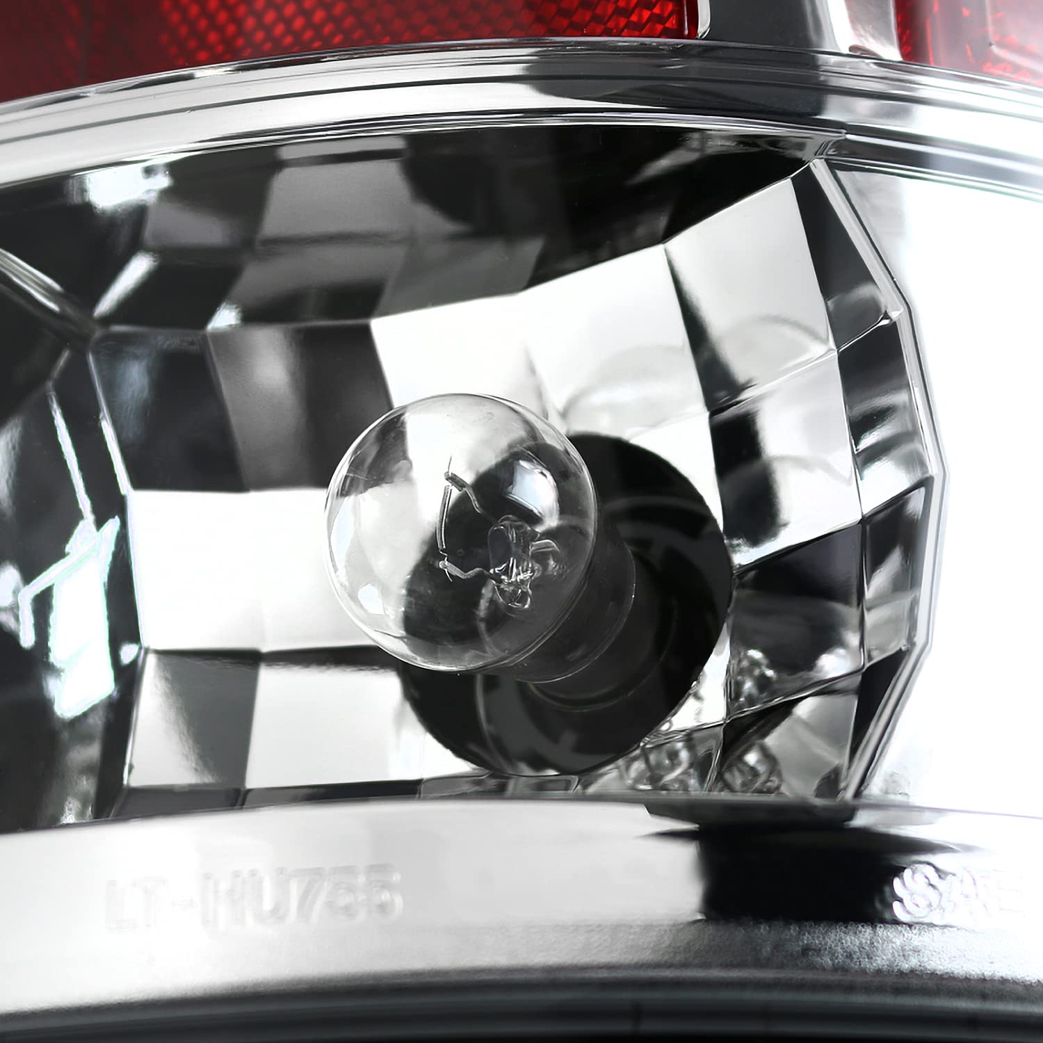 Spec-D Tuning Chrome LED Tail Lights for 2007-2008 Dodge Ram 1500 & 2007-2009 Ram 2500/3500 - Left & Right Pair Assembly - Enhanced Visibility & Style for Night Driving & Custom Truck Upgrades