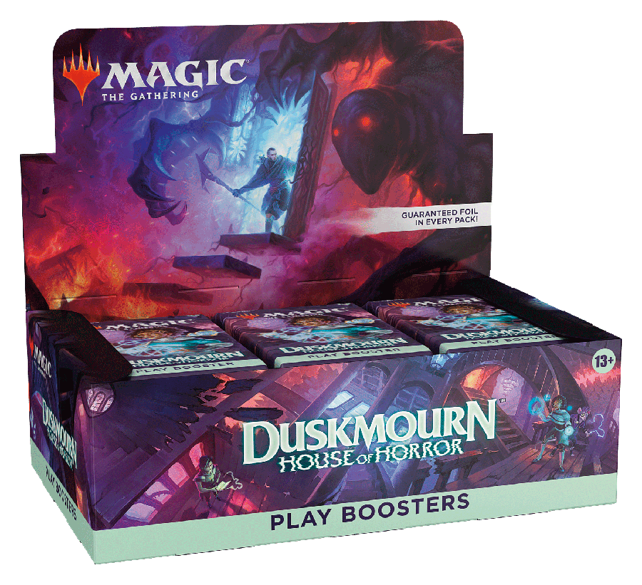 Magic: The Gathering Duskmourn: House of Horrors Play Booster Box (36 Packs) - Premium Collectible Card Game for Horror-Themed Deck Building & Competitive Play