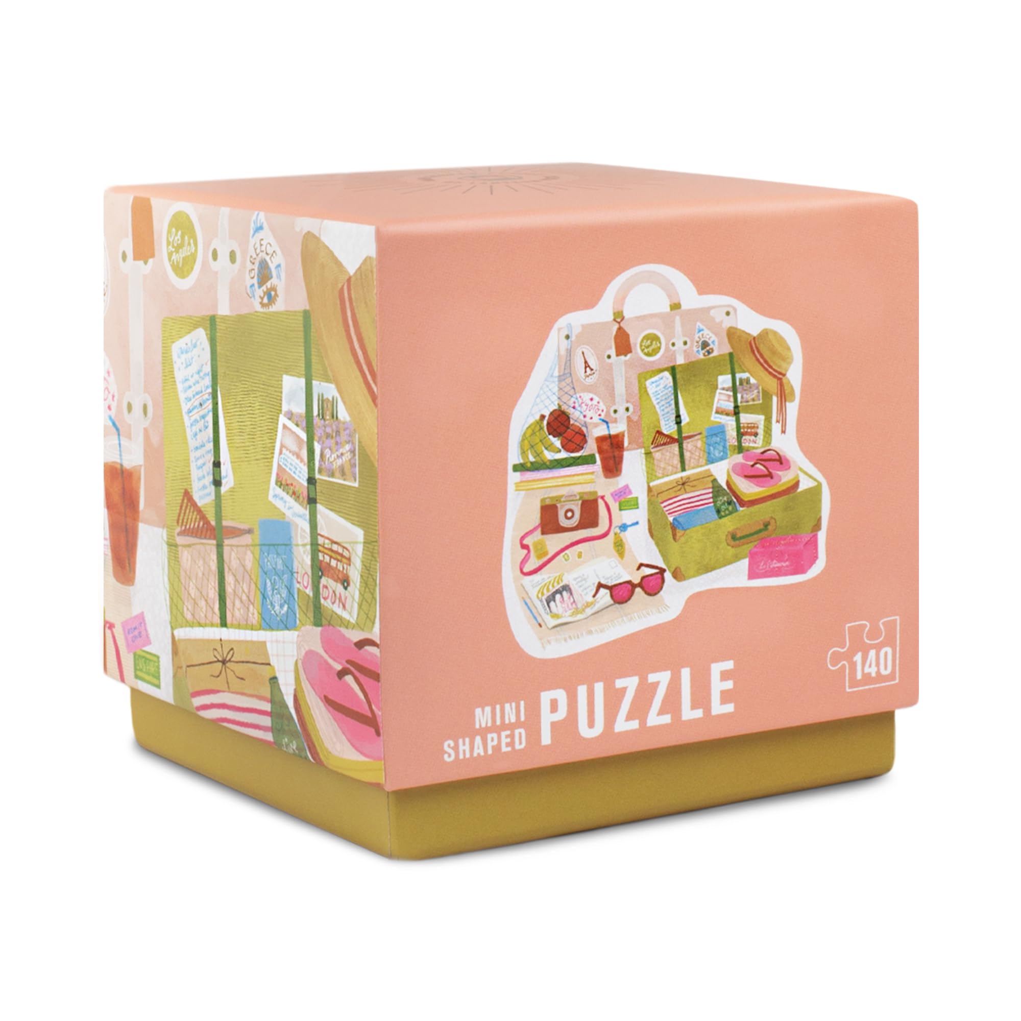 Lantern Press Mini Jigsaw Puzzle for Adults - 500 Piece Travel Puzzle Game | Perfect for Road Trips, Camping & Relaxation at Home