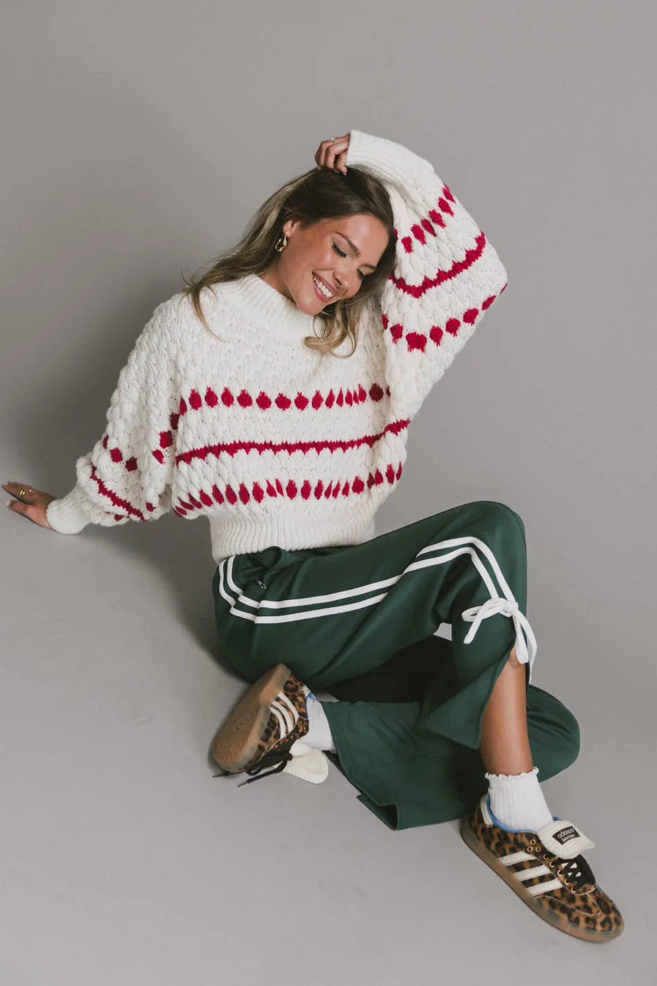 Astrid Green Track Pants for Women - Comfortable Athletic Joggers for Running, Yoga & Lounge Wear - FINAL SALE