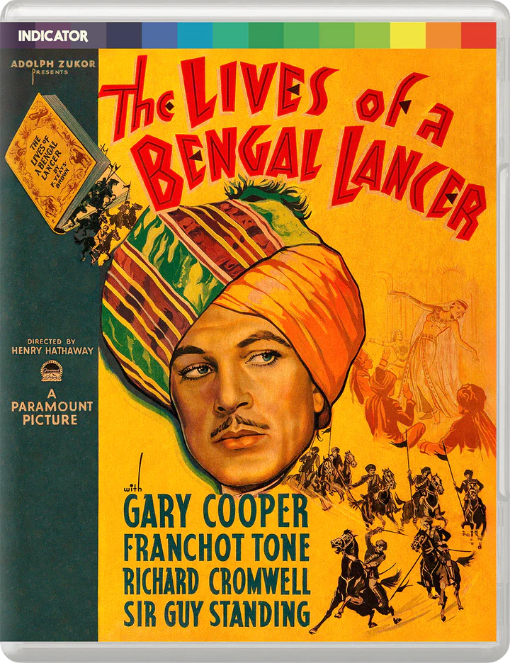 The Lives of a Bengal Lancer Blu-ray | Classic Adventure Film | Perfect for Movie Nights & Collector's Editions