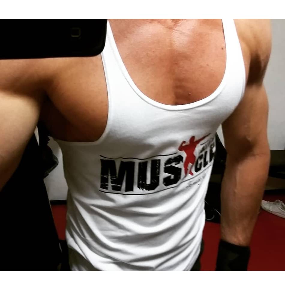 Men's Gym Bodybuilding Tank Top Stringer Vest - Cotton Fitness Workout Sportswear for Weightlifting & Muscle Training | Perfect for Gym, CrossFit & Summer Workouts