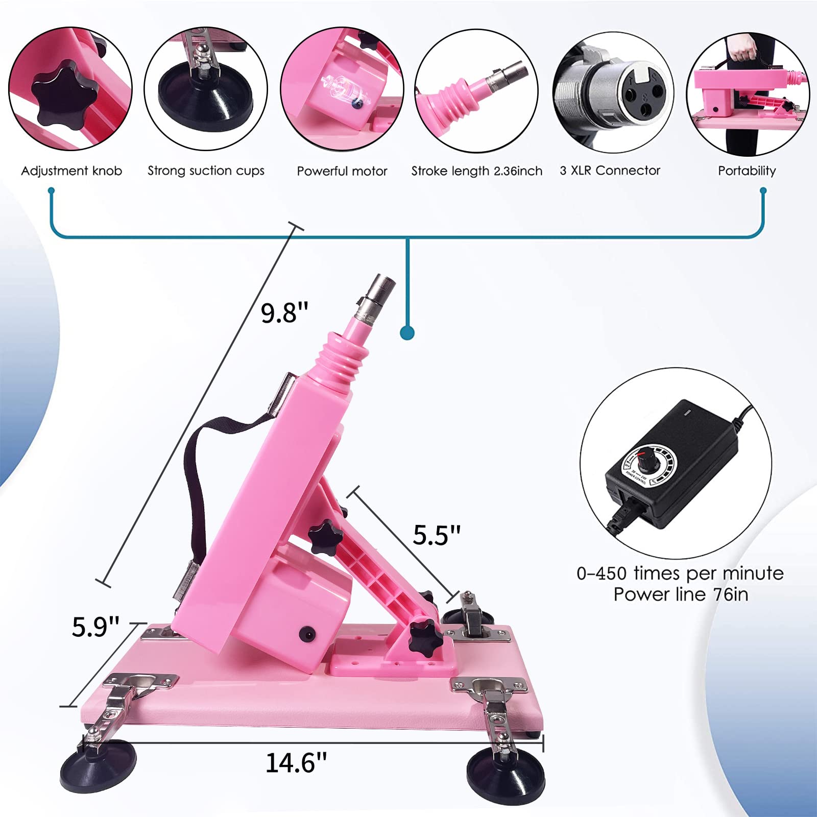 LVFUNCO Automatic Thrusting Sex Machine for Women & Men - Hands-Free Adult Toy with Lifelike Dildo - Powerful Love Machine Device for Couples & Solo Play - Perfect for Bedroom Fun, BDSM, and Spicing Up Your Sex Life