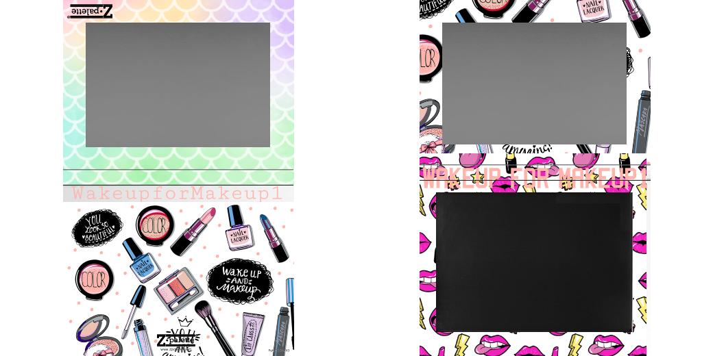 Custom Extra Large Z Palette - Magnetic Makeup Palette for Eyeshadows & Blush - Perfect for Travel & Professional Makeup Artists