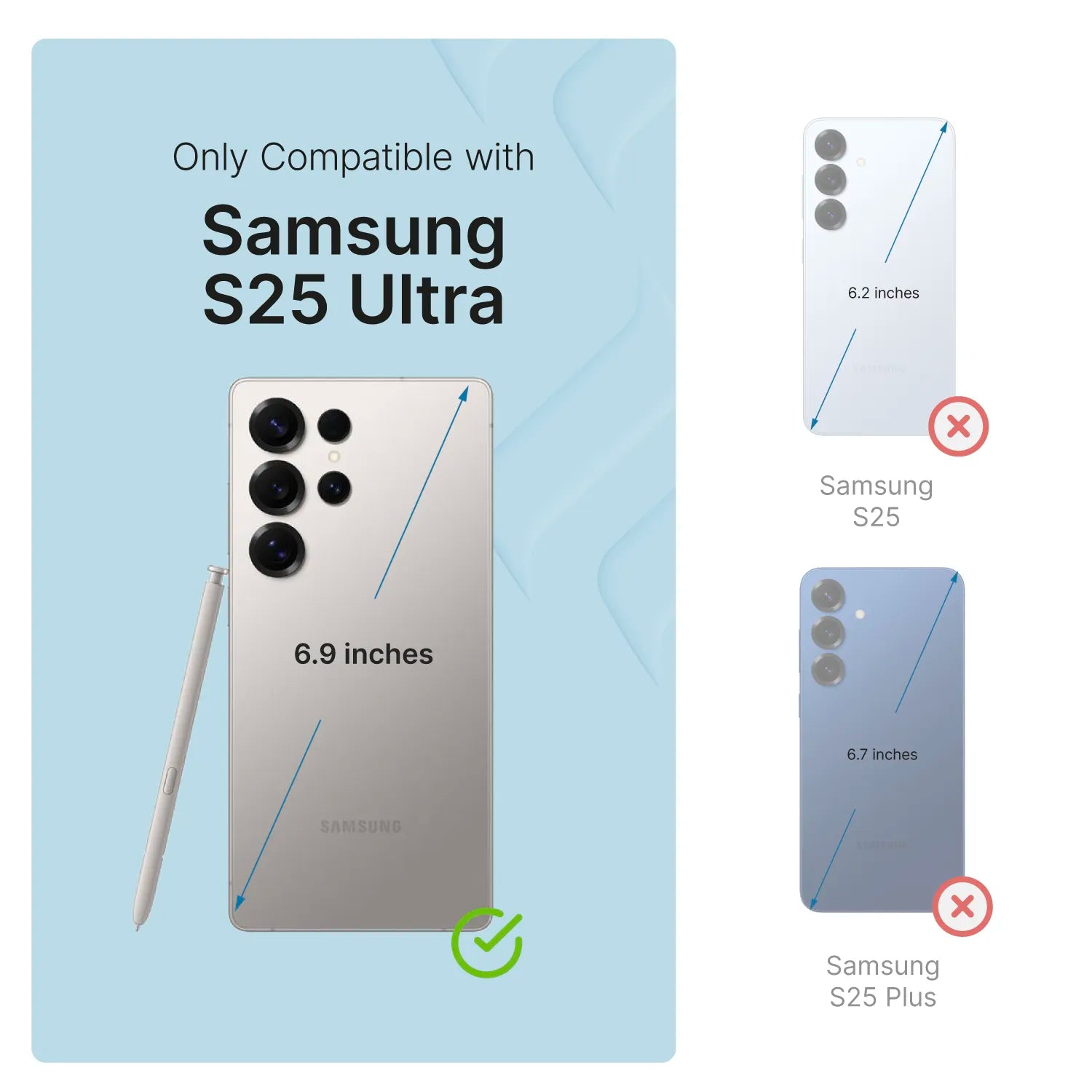 Samsung Galaxy S25 Ultra Shockproof Case - Heavy Duty Impact Protection, Military Grade Drop Tested - Perfect for Outdoor Adventures, Travel & Daily Use (Pre Order)