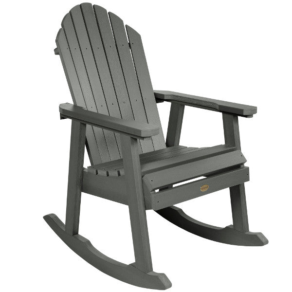 Hamilton Rocking Chair - Comfortable Wooden Rocking Chair for Living Room, Nursery & Porch - Classic Design with Padded Seat & Backrest - Perfect for Relaxing, Nursing & Reading
