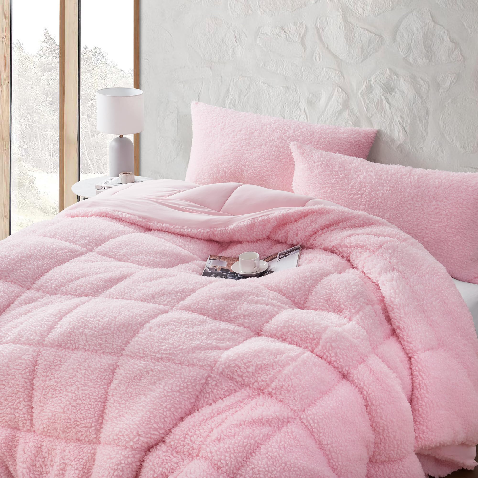 Byourbed Cotton Candy - Coma Inducer® Oversized King Comforter - Bubblegum Pink | Ultra Soft Bedding for Luxurious Sleep & Cozy Nights