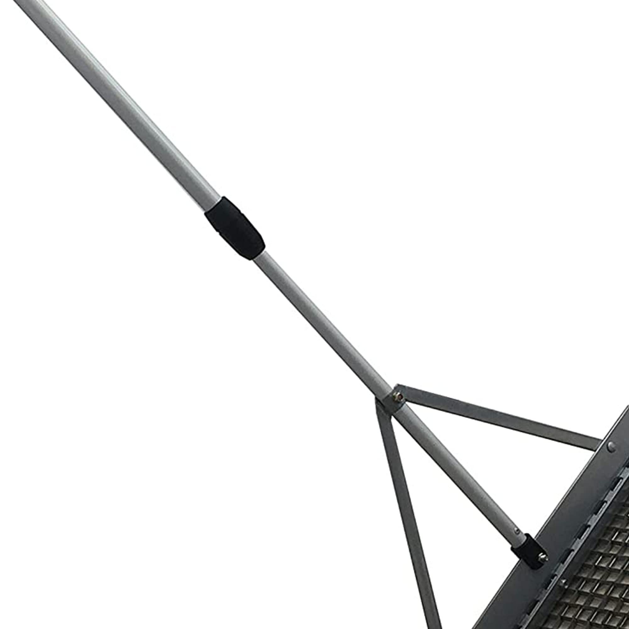 Yard Tuff YTF-218DM Steel Head Drag Mop - Lightweight Aluminum Handle for Gravel, Dirt & Soil Grading - Hand Dragging & Towing Tool - Perfect for Landscaping, Driveway Maintenance & Farm Use