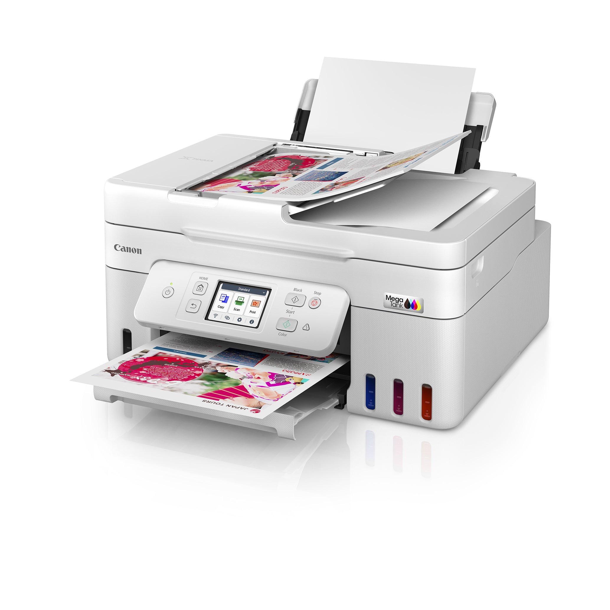 Canon PIXMA G4780 Wireless All-in-One Inkjet Printer with Auto Duplex Printing - Ideal for Home Office, School Projects & Small Business Printing Needs