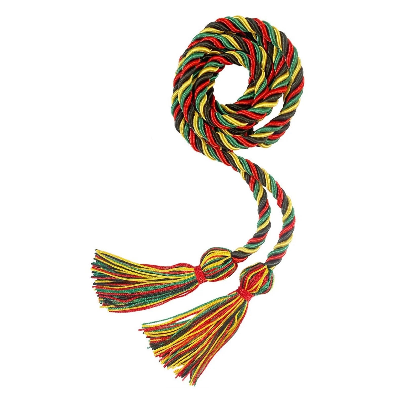Kente Graduation Honor Cord for College & High School - African Print Stole for Academic Achievements - Perfect for Graduation Ceremonies, Awards & Cultural Celebrations