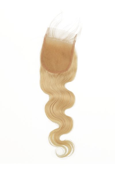 Blonde Ambition #613 Lace Closure Hair Extension - 100% Human Hair Lace Front Closure for Natural Look | Perfect for Weaves, Wigs & Protective Styling