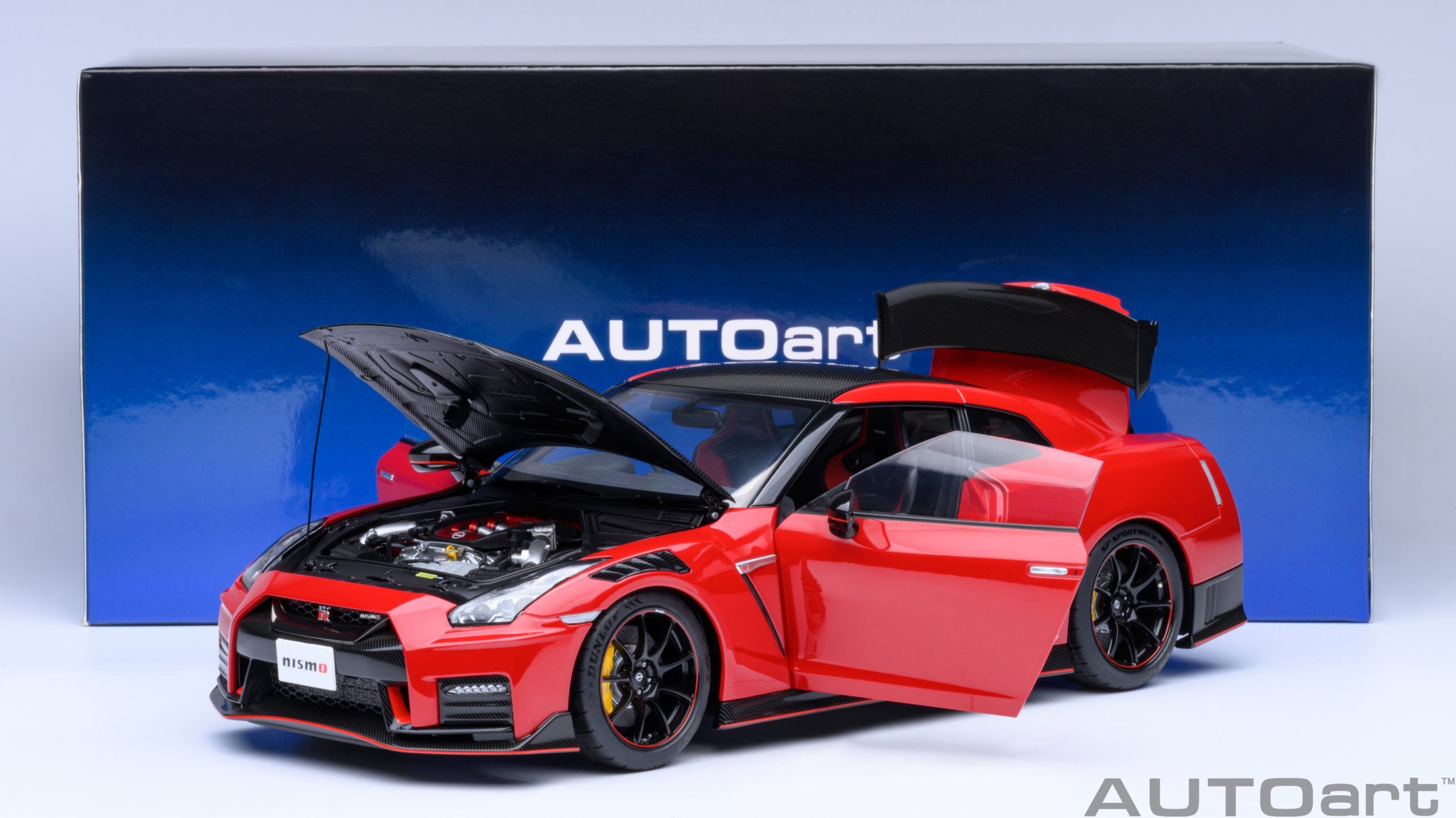 1:18 AUTOart Nissan GT-R R35 NISMO 2022 Special Edition Diecast Model Car - Vibrant Red Collectible for Display & Racing Enthusiasts | Perfect for Showcase, Gift, or Car Collection