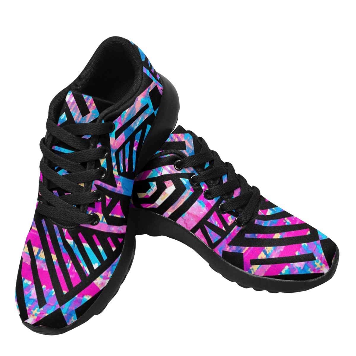 **InterestPrint Women's Running Sneakers - Lightweight Breathable Athletic Tennis Shoes with Blue Octopus Mascot Logo - Perfect for Jogging, Gym Workouts & Casual Wear**