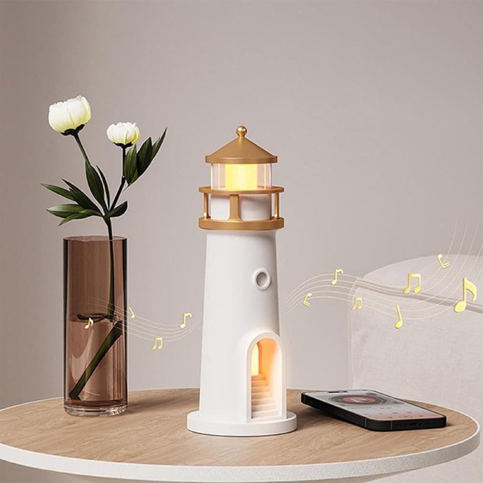 Moon Lamp Projector Night Light - 3D LED Moonlight Projection Lamp with Touch Sensor, Romantic Atmosphere Light for Bedroom, Living Room, Study | Perfect for Relaxation, Meditation & Home Decor