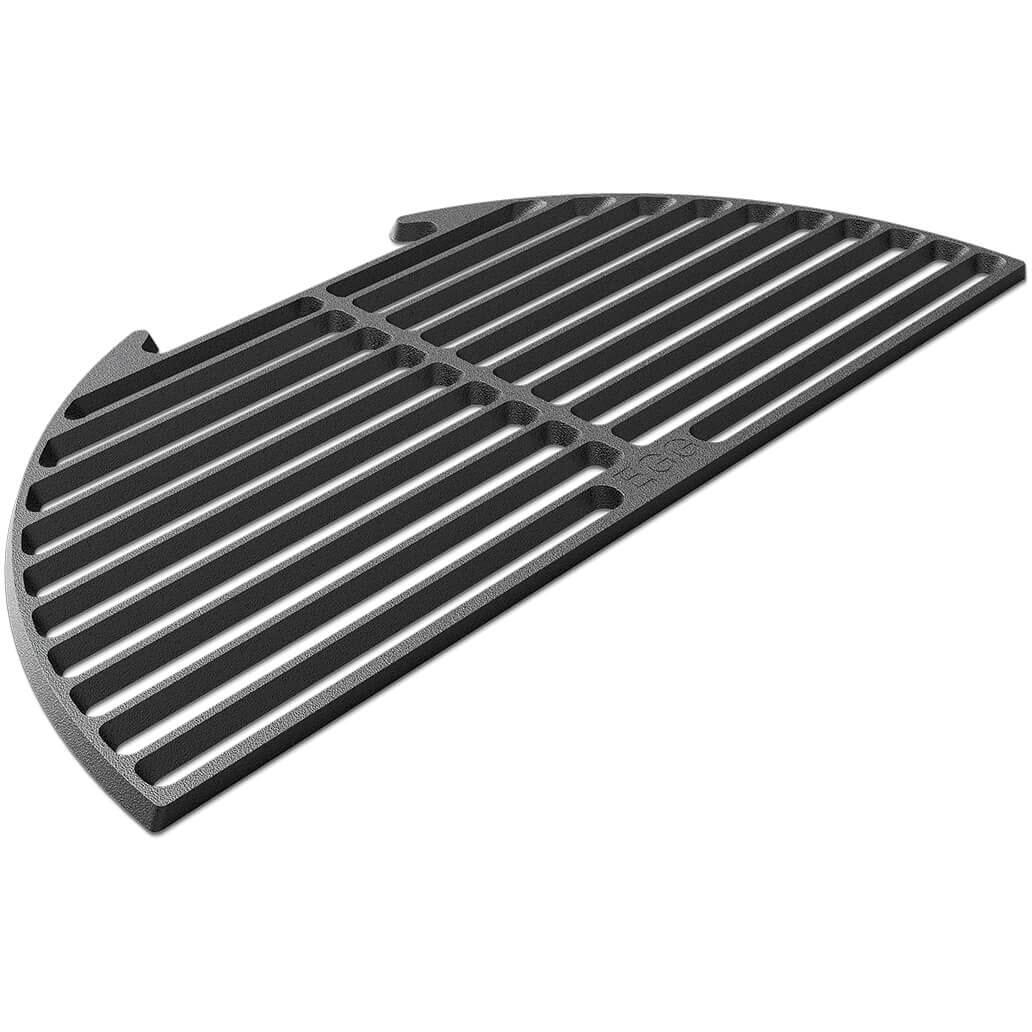 Big Green Egg XL Half Cast Iron Grid - Durable Grill Grate for BBQ & Smoking - Perfect for Outdoor Cooking, Grilling, and Camping