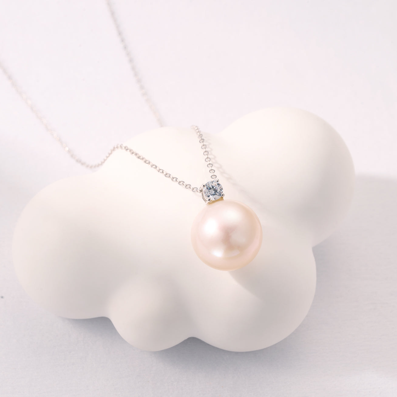 18K Solid Gold Edison Pearl Necklace - AAA Grade Cultured Pearls, Elegant Jewelry Gift for Women (KN00220) | Perfect for Weddings, Anniversaries & Special Occasions