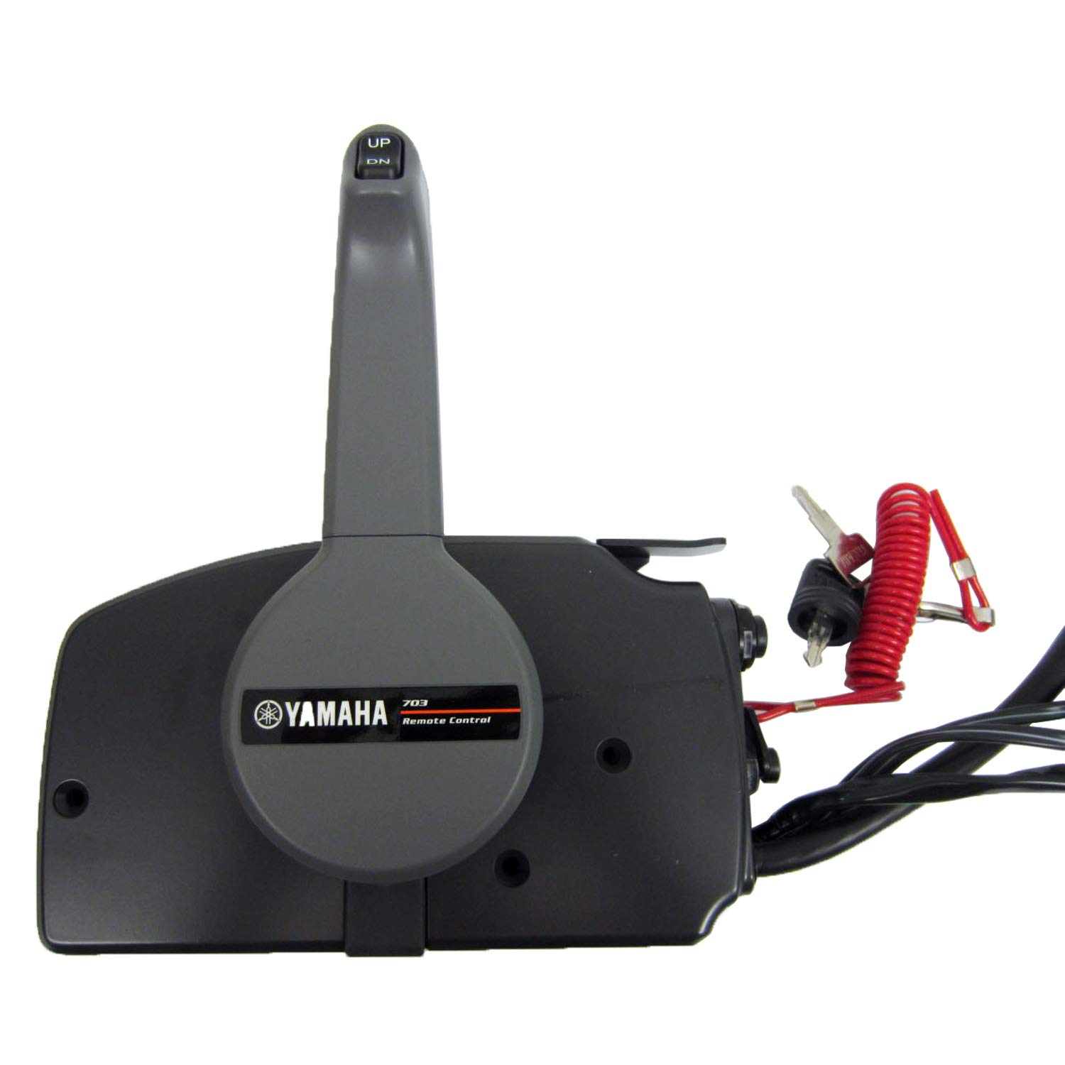 Yamaha 703-48201-A2-00 Remote Control Box with Stop Switch - Side Mount for Marine & Boating Applications - Perfect for Yamaha Outboard Motors & Watercraft Control Systems