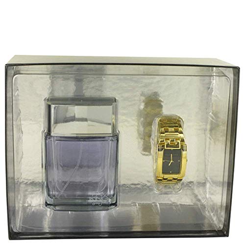 Sean John I Am King 3.4oz Eau De Toilette Spray & Gold Watch Gift Set for Men - Premium Cologne & Stylish Watch Combo - Perfect for Gifts, Date Nights & Special Occasions