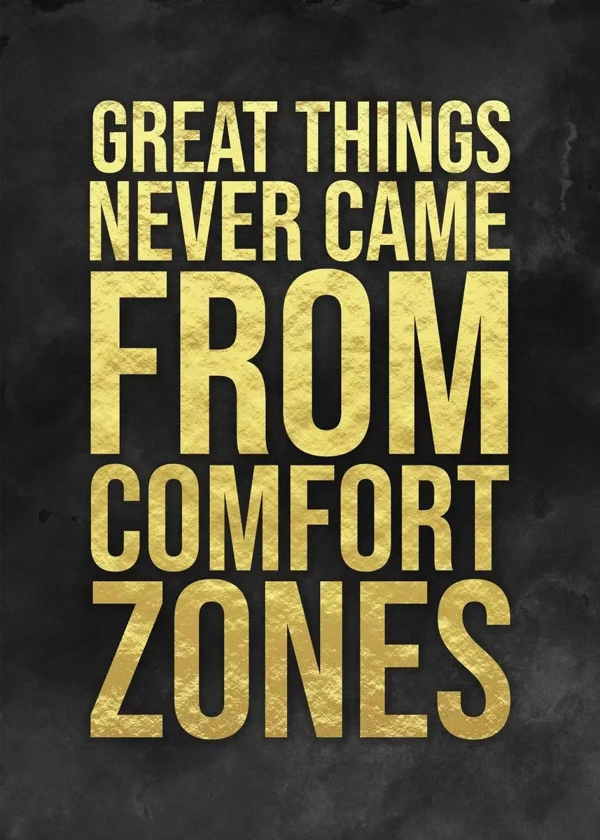 Inspirational Motivational Quotes Canvas Wall Art - Unframed Office & Home Decor Prints for Success, Work & Living Room