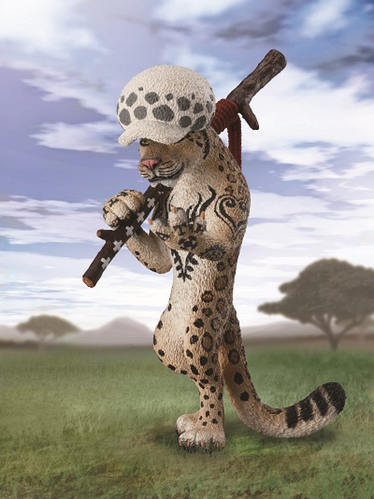 Figuarts Zero Artist Special Trafalgar Law As Snow Leopard - Amazon Exclusive Limited Edition (Asakuma Toshio × Eiichiro Oda) | One Piece Collectible Figure for Anime Fans & Display